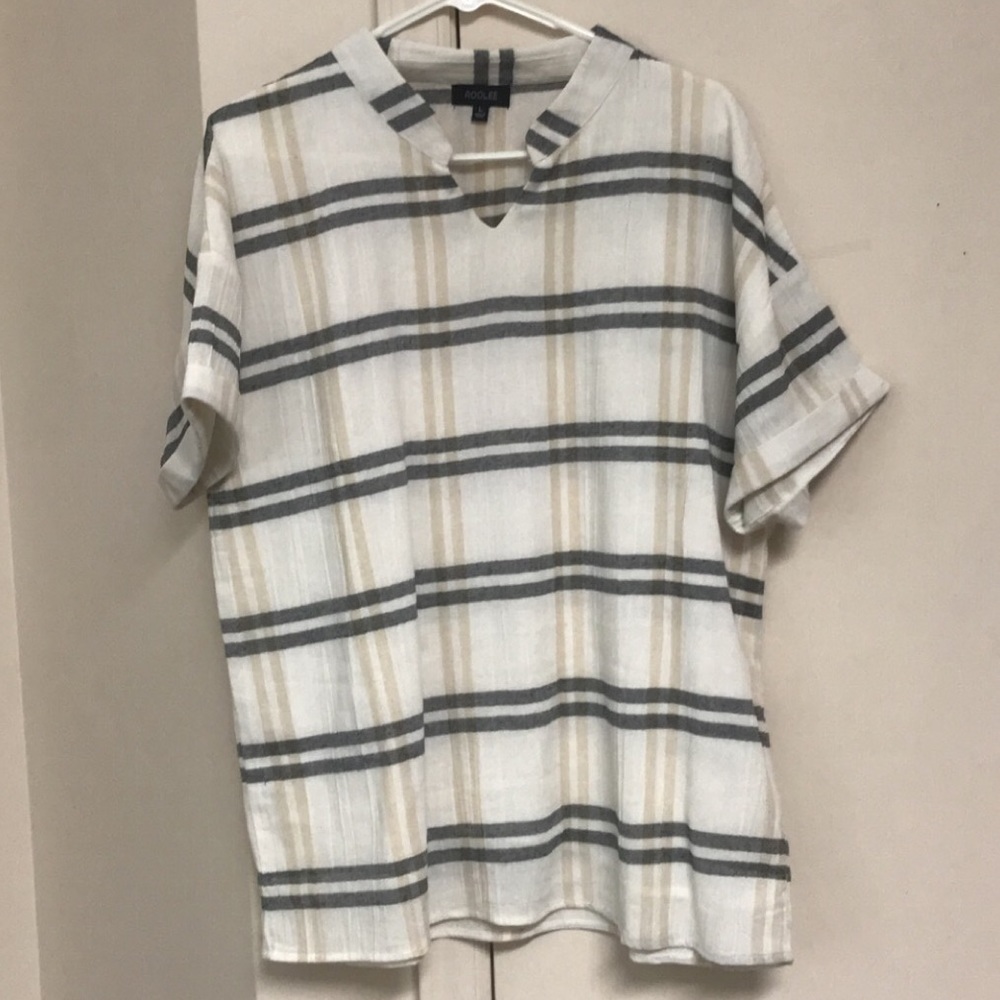 Plaid ROOLEE top